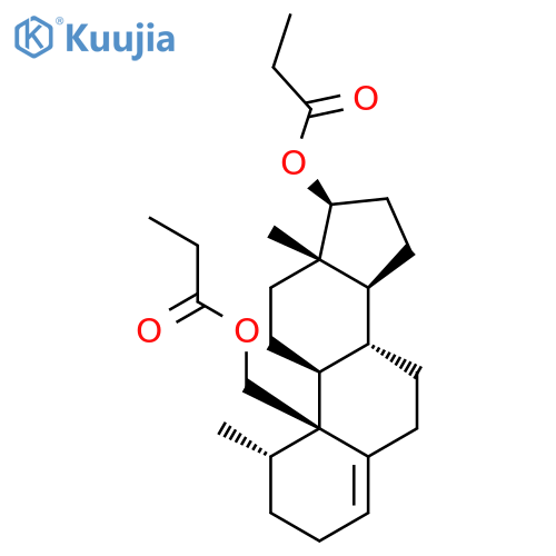 Androst-4-ene-17,19-diol, 1-methyl-, dipropanoate, (1a,17b)- structure