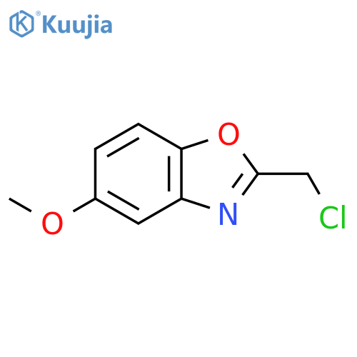 2-(Chloromethyl)-5-methoxy-1,3-benzoxazole structure