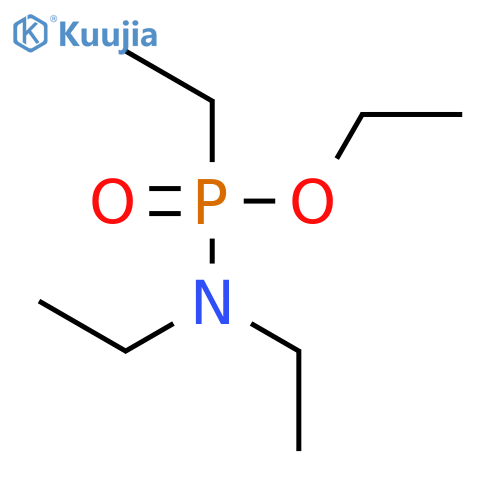 Phosphonamidic acid, triethyl-, ethyl ester, (S)- structure