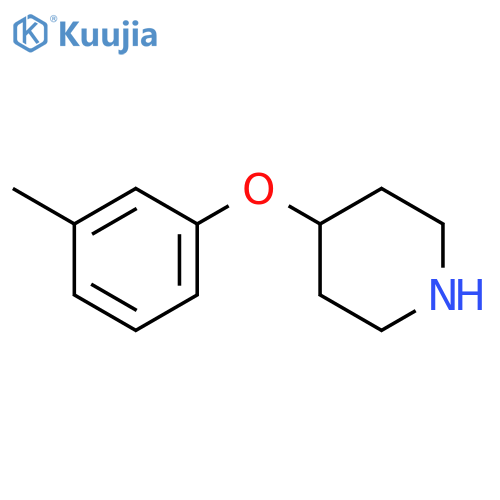 4-(3-Methylphenoxy)piperidine structure