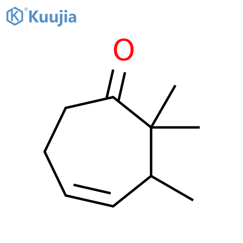 4-Cyclohepten-1-one, 2,2,3-trimethyl- structure