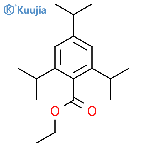 Ethyl 2,4,6-triisopropylbenzoate structure