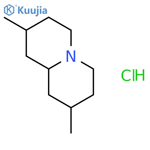 2H-Quinolizine, octahydro-2,8-dimethyl-, hydrochloride structure