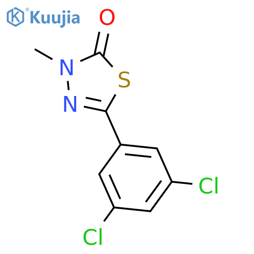 1,3,4-THIADIAZOL-2(3H)-ONE, 5-(3,5-DICHLOROPHENYL)-3-METHYL- structure