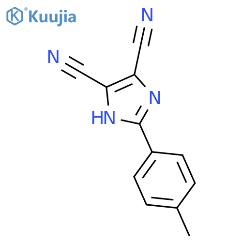 2-(4-methylphenyl)-1H-Imidazole-4,5-dicarbonitrile structure