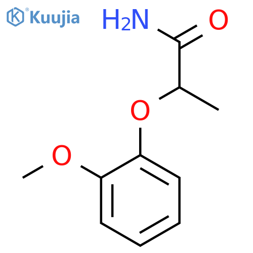 Propanamide, 2-(2-methoxyphenoxy)- structure