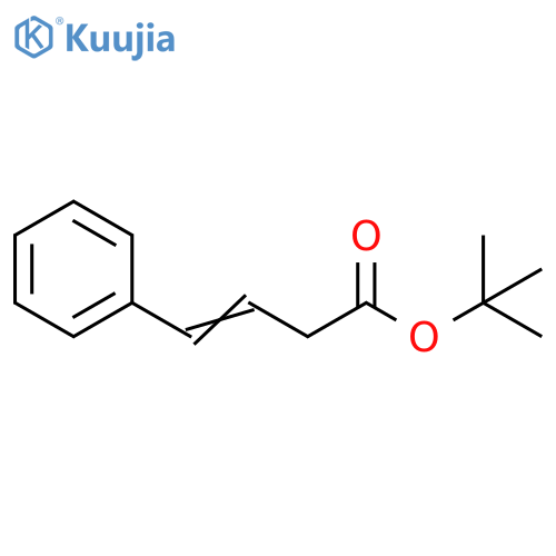 3-Butenoic acid, 4-phenyl-, 1,1-dimethylethyl ester structure