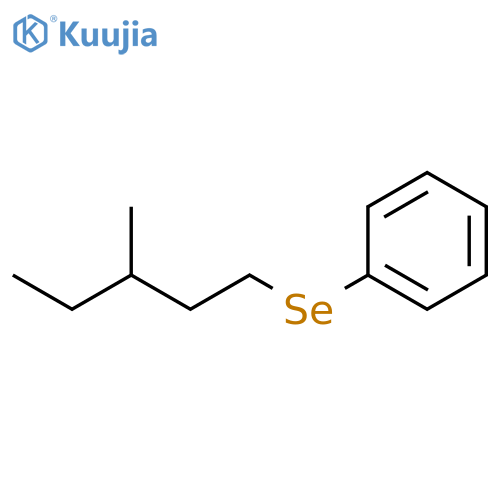 Benzene, [(3-methylpentyl)seleno]- structure