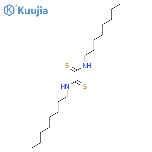Ethanedithioamide,N1,N2-dioctyl- structure