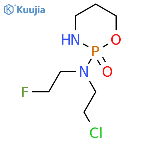 2-(2-Chloro-2'-fluorodiethylamino)-2H-1,3,2-oxazaphosphorinane 2-oxide structure
