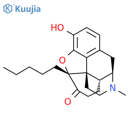 Morphinan-6-one,4,5-epoxy-3-hydroxy-17-methyl-5-pentyl-, (5a)- (9CI) structure
