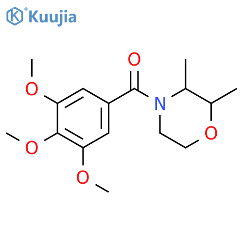 Methanone,(2,3-dimethyl-4-morpholinyl)(3,4,5-trimethoxyphenyl)- structure