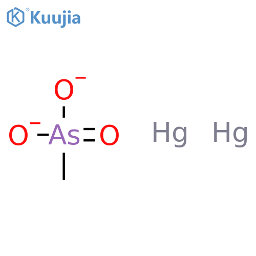 Arsonic acid, methyl-,dimercury(1+) salt (9CI) structure