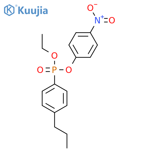 ethyl 4-nitrophenyl (4-propylphenyl)phosphonate structure