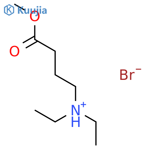 N,N-diethyl-4-methoxy-4-oxobutan-1-aminium bromide structure