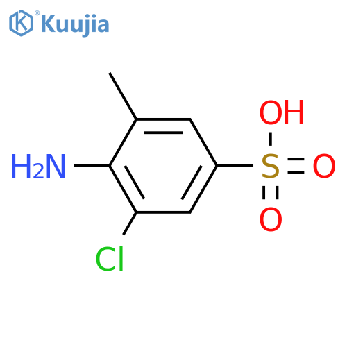 Benzenesulfonic acid,4-amino-3-chloro-5-methyl- structure