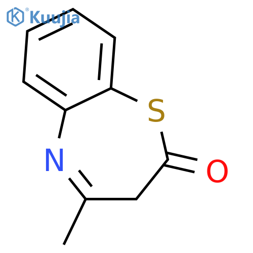 1,5-Benzothiazepin-2(3H)-one,4-methyl- structure