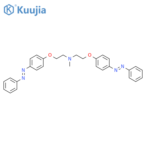 Ethanamine,N-methyl-2-[4-(2-phenyldiazenyl)phenoxy]-N-[2-[4-(2-phenyldiazenyl)phenoxy]ethyl]- structure