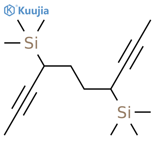 SILANE, (1,4-DI-1-PROPYNYL-1,4-BUTANEDIYL)BIS[TRIMETHYL- structure