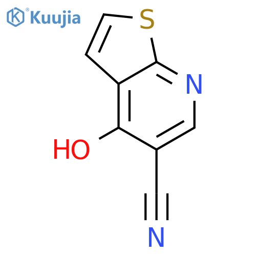 4-Hydroxythieno[2,3-b]pyridine-5-carbonitrile structure