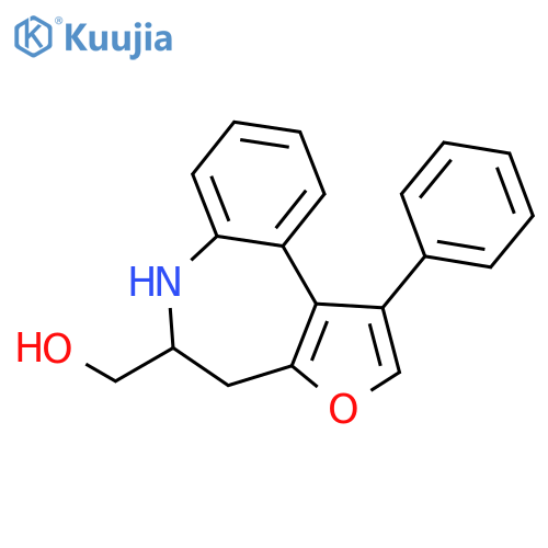 4H-Furo[2,3-d][1]benzazepine-5-methanol, 5,6-dihydro-1-phenyl- structure