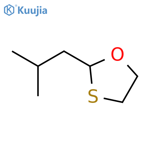 1,3-Oxathiolane, 2-(2-methylpropyl)- structure