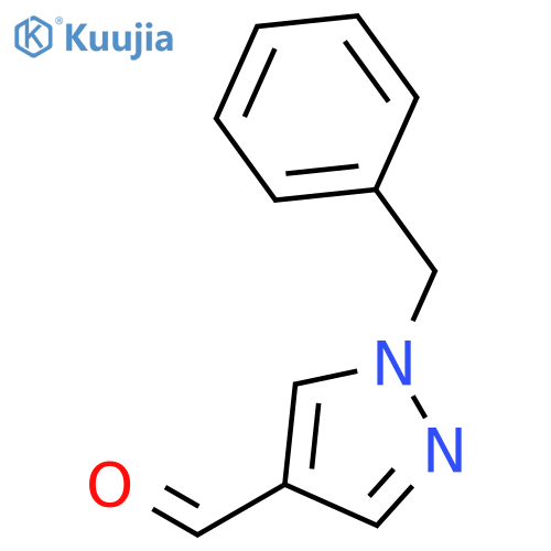 1-Benzyl-1H-pyrazole-4-carbaldehyde structure
