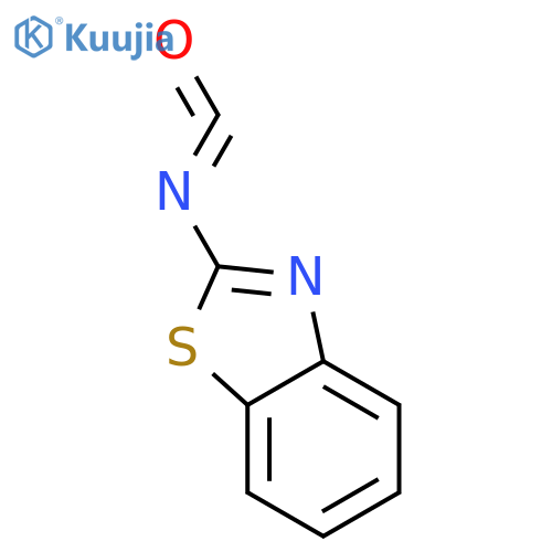 2-isocyanato-1,3-benzothiazole structure