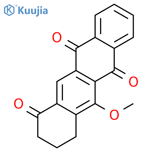 1,6,11(2H)-NAPHTHACENETRIONE, 3,4-DIHYDRO-5-METHOXY- structure