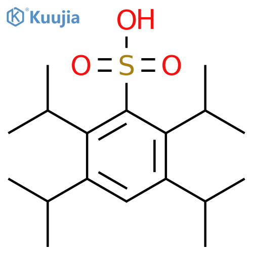 Benzenesulfonic acid, 2,3,5,6-tetrakis(1-methylethyl)- structure