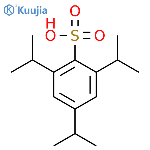 Benzenesulfonic acid, 2,4,6-tris(1-methylethyl)- structure