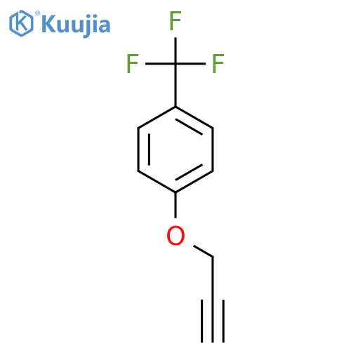 Benzene,1-(2-propyn-1-yloxy)-4-(trifluoromethyl)- structure