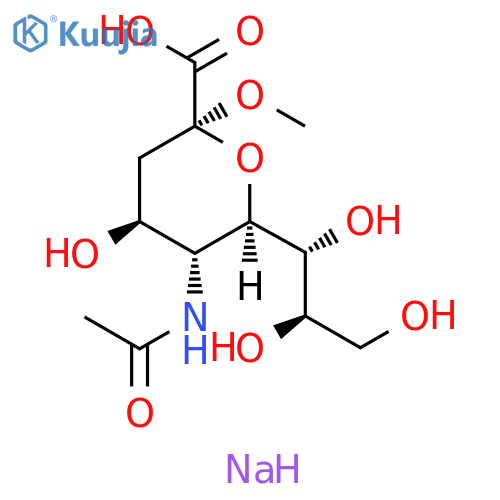 2-O-Methyl-b-D-N-acetylneuraminic Acid Sodium Salt structure