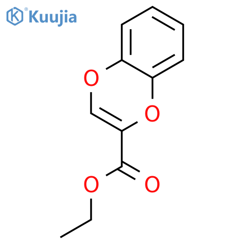 1,4-Benzodioxin-2-carboxylic acid, ethyl ester structure
