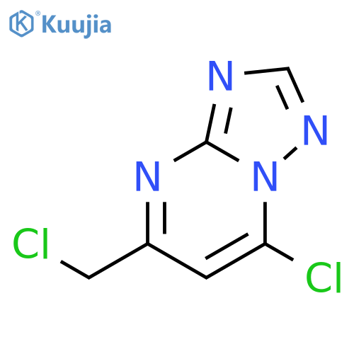 [1,2,4]Triazolo[1,5-a]pyrimidine, 7-chloro-5-(chloromethyl)- structure