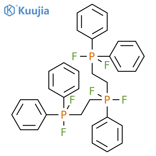Phosphorane, bis[2-(difluorodiphenylphosphoranyl)ethyl]difluorophenyl- structure
