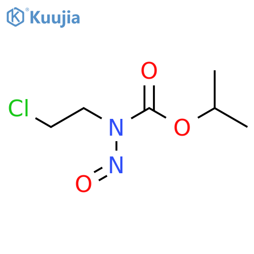 1-Methylethyl (2-chloroethyl)nitrosocarbamate structure