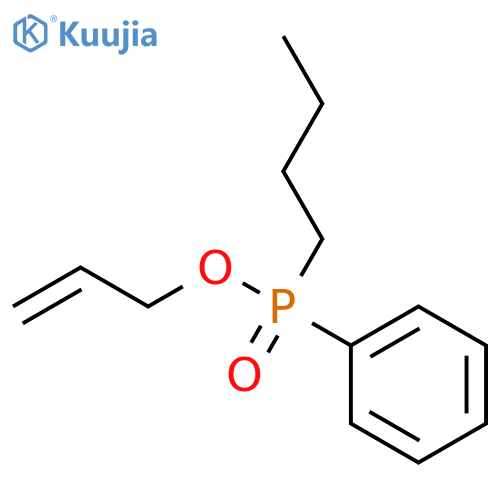 Phosphinic acid,butylphenyl-, 2-propenyl ester (9CI) structure