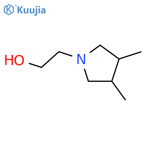 2-(3,4-dimethylpyrrolidin-1-yl)ethan-1-ol structure