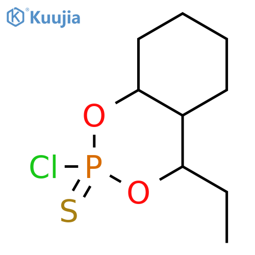 4H-1,3,2-Benzodioxaphosphorin,2-chloro-4-ethylhexahydro-, 2-sulfide structure
