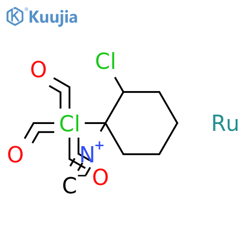 Ruthenium, tricarbonyldichloro(isocyanocyclohexane)- structure
