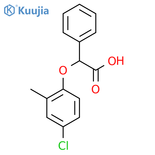 2-(4-Chloro-2-methylphenoxy)-2-phenylacetic acid structure