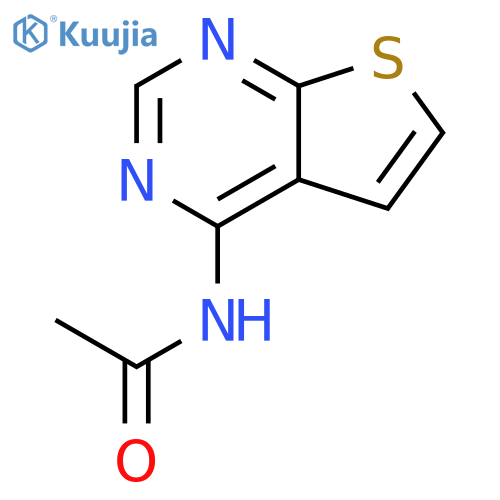 Acetamide, N-thieno[2,3-d]pyrimidin-4-yl- structure