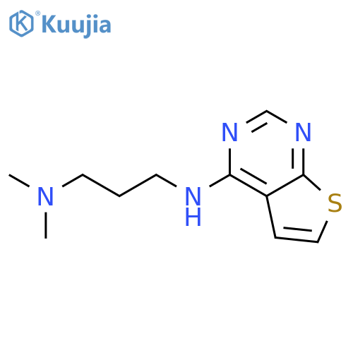 1,3-Propanediamine, N,N-dimethyl-N'-thieno[2,3-d]pyrimidin-4-yl- structure