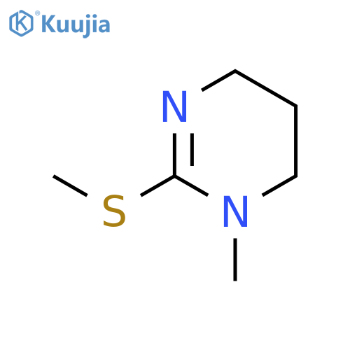Pyrimidine, 1,4,5,6-tetrahydro-1-methyl-2-(methylthio)- structure