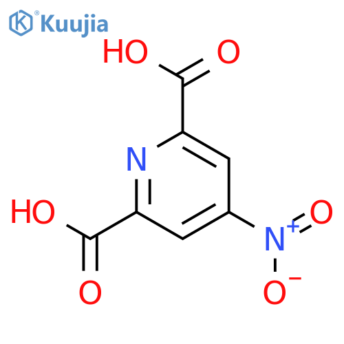 4-Nitropyridine-2,6-dicarboxylic acid structure