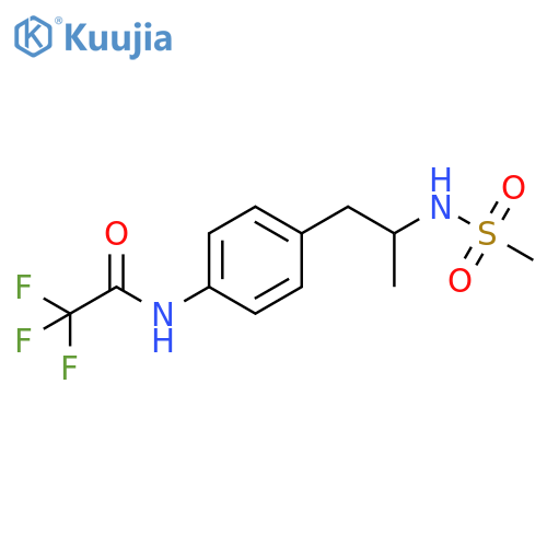 Acetamide, 2,2,2-trifluoro-N-[4-[2-[(methylsulfonyl)amino]propyl]phenyl]- structure
