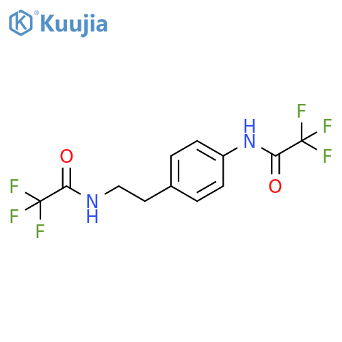 Acetamide, 2,2,2-trifluoro-N-[4-[2-[(trifluoroacetyl)amino]ethyl]phenyl]- structure