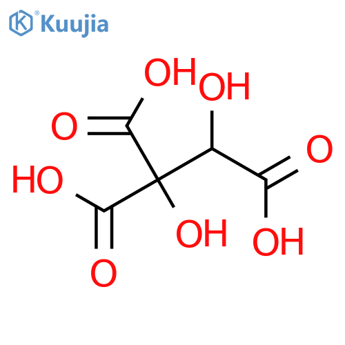 1,1,2-Ethanetricarboxylicacid, 1,2-dihydroxy- structure