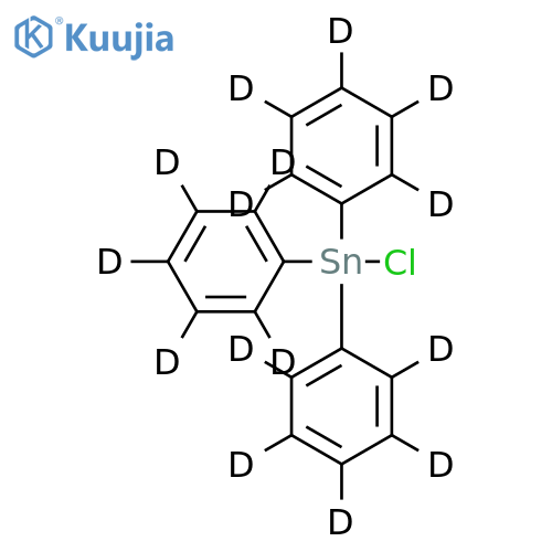 Chlorotriphenylstannane structure